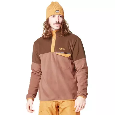 PICTURE ARCCA 1/4 FLEECE COCOA BROWN CHICORY - comprar online