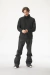 PICTURE BAKE GRID 1/4 FLEECE BLACK - Nieve Austral