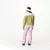 PICTURE ARCCA W FZ FLEECE GREEN MOSS VANILLA ORCH - Nieve Austral