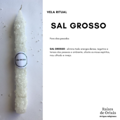 RDOVR001 - Vela ritual SAL GROSSO