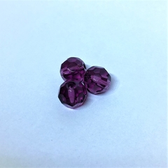 RDOCS011 - Cristal Sextavado Roxo nº 8 (Unidade)