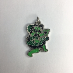 RDOPOXO015 - Pingente Orixá Oxossi resinado verde com preto (Varejo e Atacado)