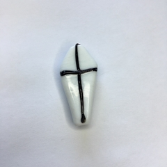RDOFE0044 - Firma Caixão Branco com preto