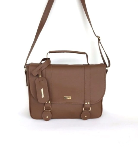 Bolsa Carteiro Personalizada com Nome Caramelo