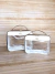 Kit Necessaire Maleta Transparente Palha
