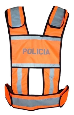 CHALECO NARANJA EN H REFLECTIVO