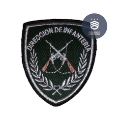 ESCUDO BORDADO INFANTERIA VERDE