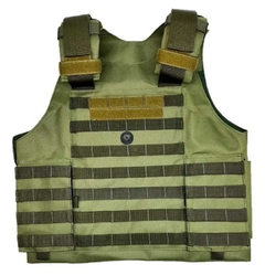 FUNDA PORTA PLACA MOLLE VERDE OLIVA