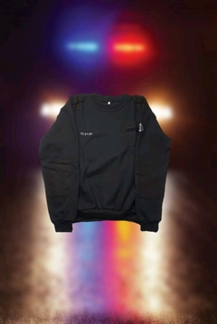 BUZO NEGRO ALGODÓN SPB UNISEX