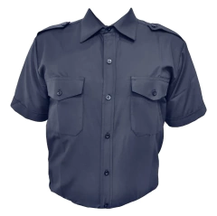 CAMISA BATISTA AZUL VERANO MANGA CORTA