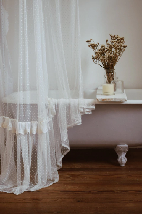 Cortina de baño Almendro