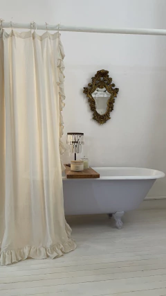 Cortina de baño Betina 1,80L x 1,80A - Las Gonzalez