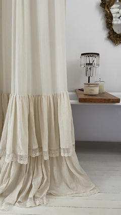 Cortina de baño PERLA 2 L x 2,20 A - Las Gonzalez