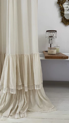 Cortina de baño PERLA 2 L x 2,20 A - Las Gonzalez