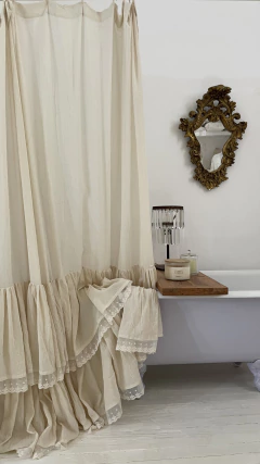 Cortina de baño PERLA 2 L x 2,20 A en internet