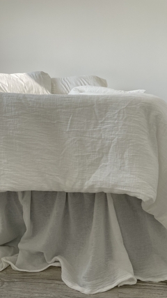 COVER + C. SOMMIER + PIE DE CAMA + FUNDA 1 PLAZA en internet