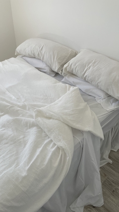 cover + c. sommier + pie de cama + fundas queen en internet