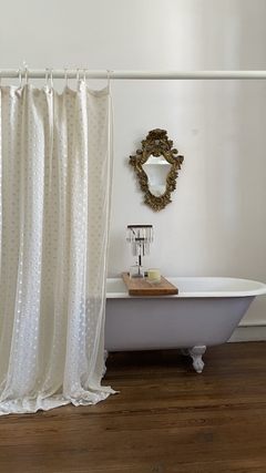 CORTINA DE BAÑO castaña 1,80L x 1,50A - Las Gonzalez