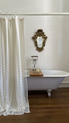 CORTINA DE BAÑO castaña 1,80L x 1,50A