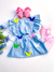 Romper jardim azul - comprar online