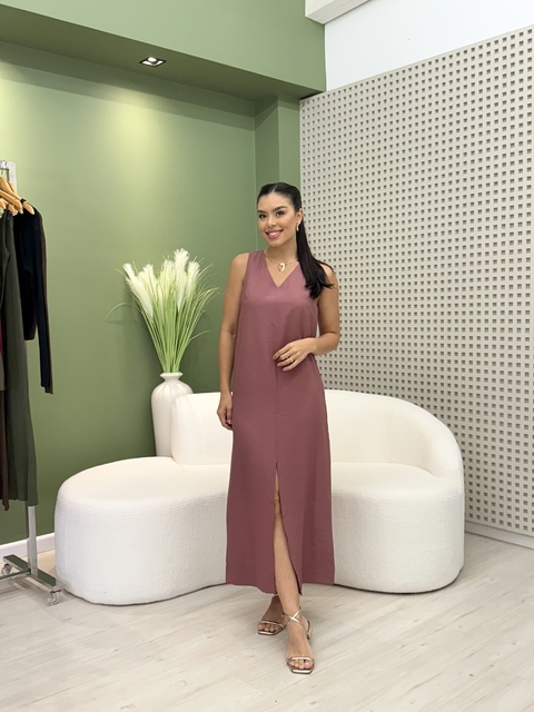 VESTIDO CLAUDIA LONGUETE - comprar online