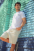 Bermuda Gabardina Cargo Mom - tienda online