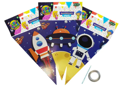 BANDERIN TRIANGULAR ESPACIAL - comprar online