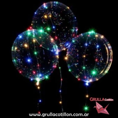 GLOBO BURBUJA CON LUZ MULTICOLOR - tienda online