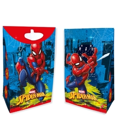 BOLSITA PAPEL ESTUCHE HOMBRE ARAÑA x8