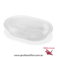 BANDEJA PLASTICA OVALADA MEDIANA x10