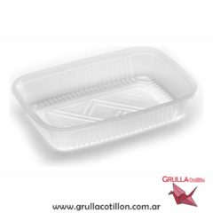 BANDEJA PLASTICA RECTANGULAR GRANDE x10