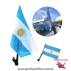 BANDERA ARGENTINA PARA AUTO