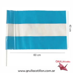 BANDERA ARGENTINA PLASTICA GRANDE (No apto para envio)