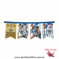 BANDERIN ARGENTINA JUGADORES