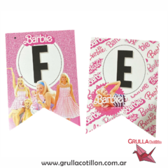 BANDERIN FELIZ CUMPLE BARBIE - comprar online