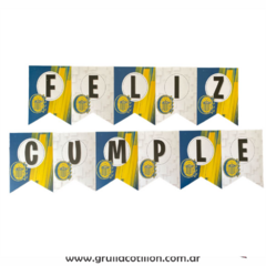 BANDERIN FELIZ CUMPLE ROSARIO CENTRAL