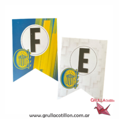 BANDERIN FELIZ CUMPLE ROSARIO CENTRAL - comprar online