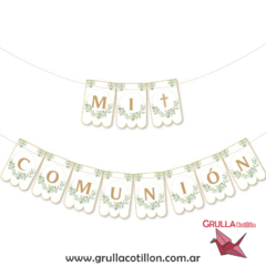 BANDERIN MI COMUNION HOJAS