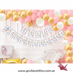 BANDERIN FELIZ CUMPLEAÑOS POP IT