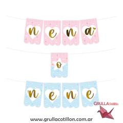 BANDERIN REVELACION DE GENERO