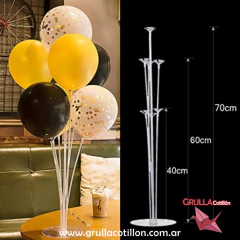 BASE PARA 7 GLOBOS CON PALITOS