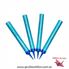 BENGALA HOLOGRAFICA LLAMA CELESTE - comprar online