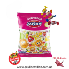 BOLSA CARAMELOS MASTICABLES MISKY *800 gr.