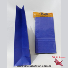 BOLSITA PAPEL AZUL x10