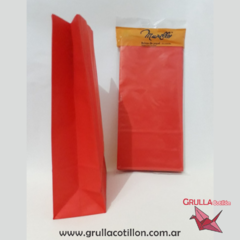 BOLSITA PAPEL ROJO x10