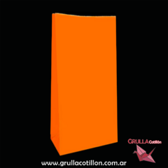 BOLSITA PAPEL NARANJA FLUO x10