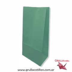 BOLSITA PAPEL VERDE PASTEL x10