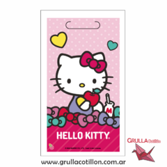 BOLSITAS PLASTICAS HELLO KITTY x10