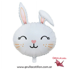 GLOBO CABEZA DE CONEJO CON OREJAS 60 cm.