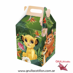 CAJITA FELIZ ANIMALITOS SELVA DISNEY x6